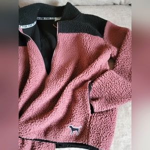 Victorias Secret PINK Sherpa jacket Size Small.